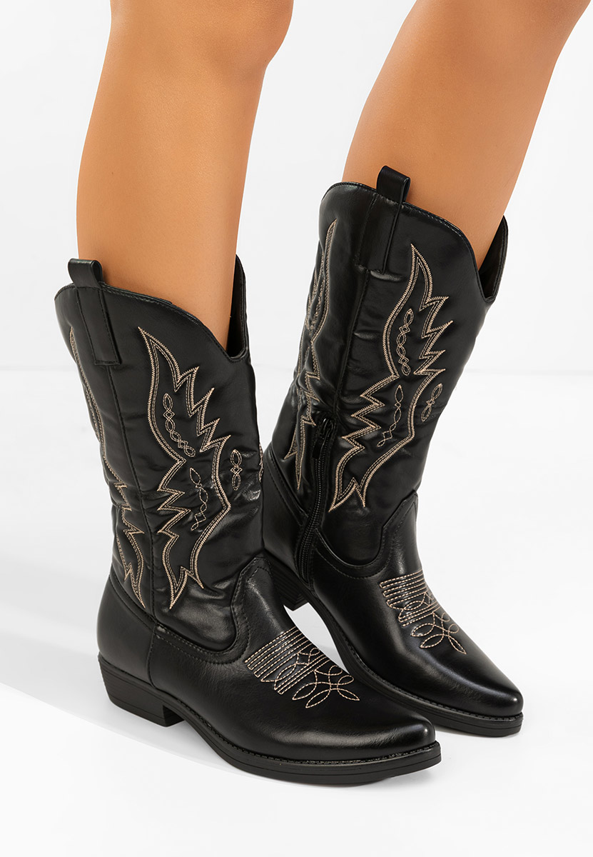 Καουμπόικες Μπότες Brisia Μαύρα