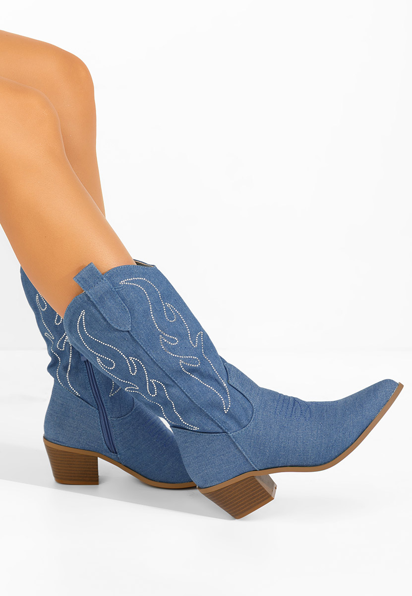 Καουμπόικες Μπότες Gevina Τζιν