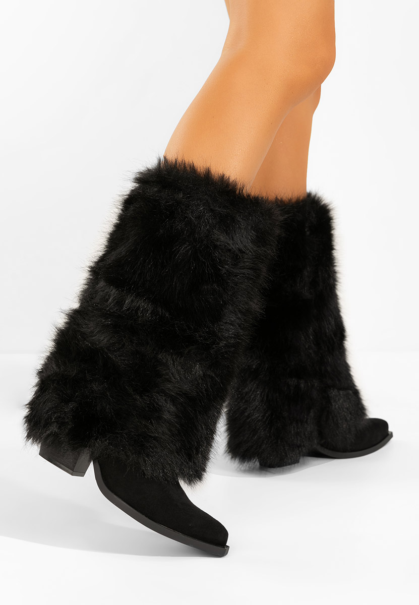 Χειμερινά μπότες γυναικείε Olivine Μαύρα