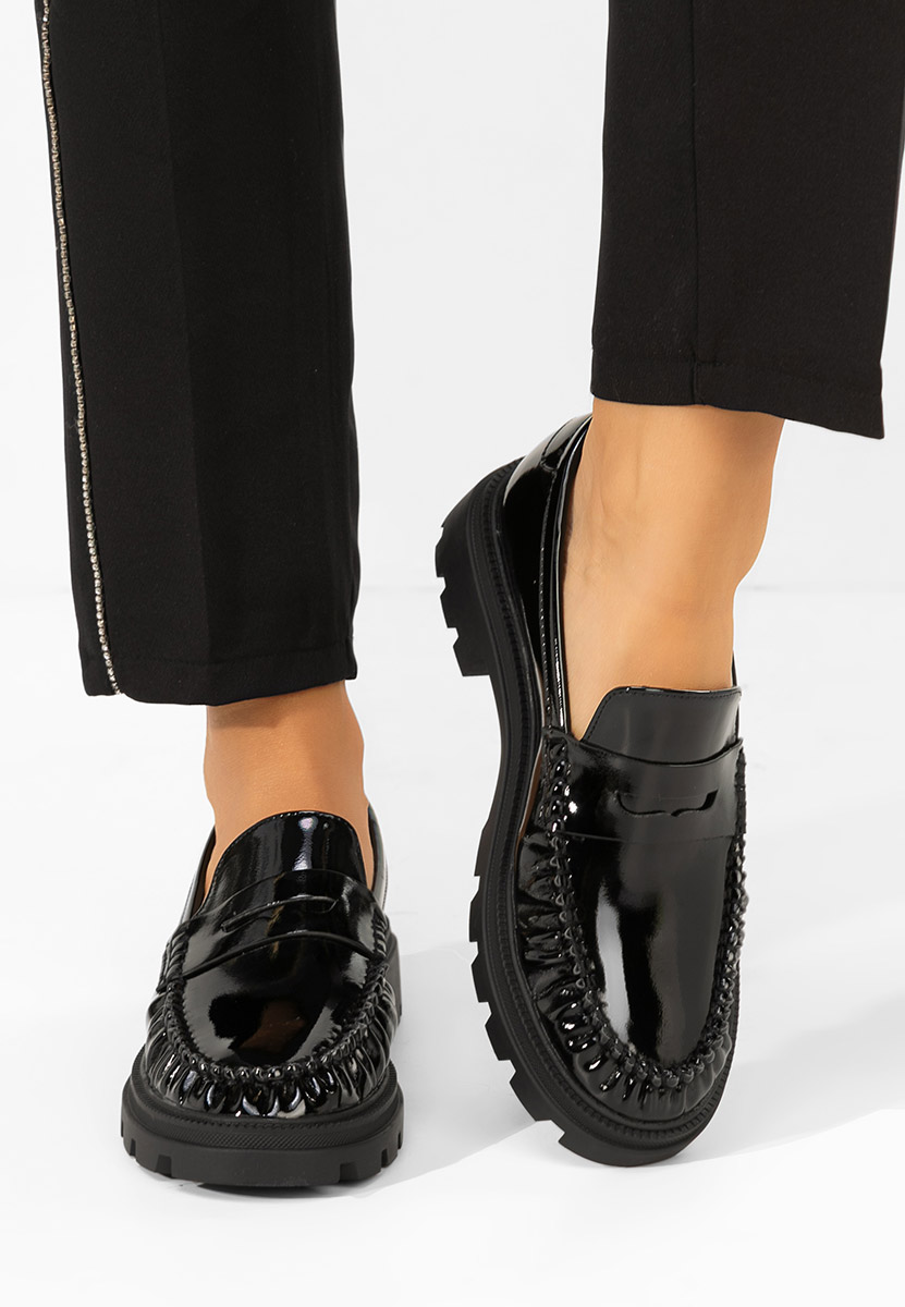 Μοκασίνια γυναικεια Eleonora μαύρα