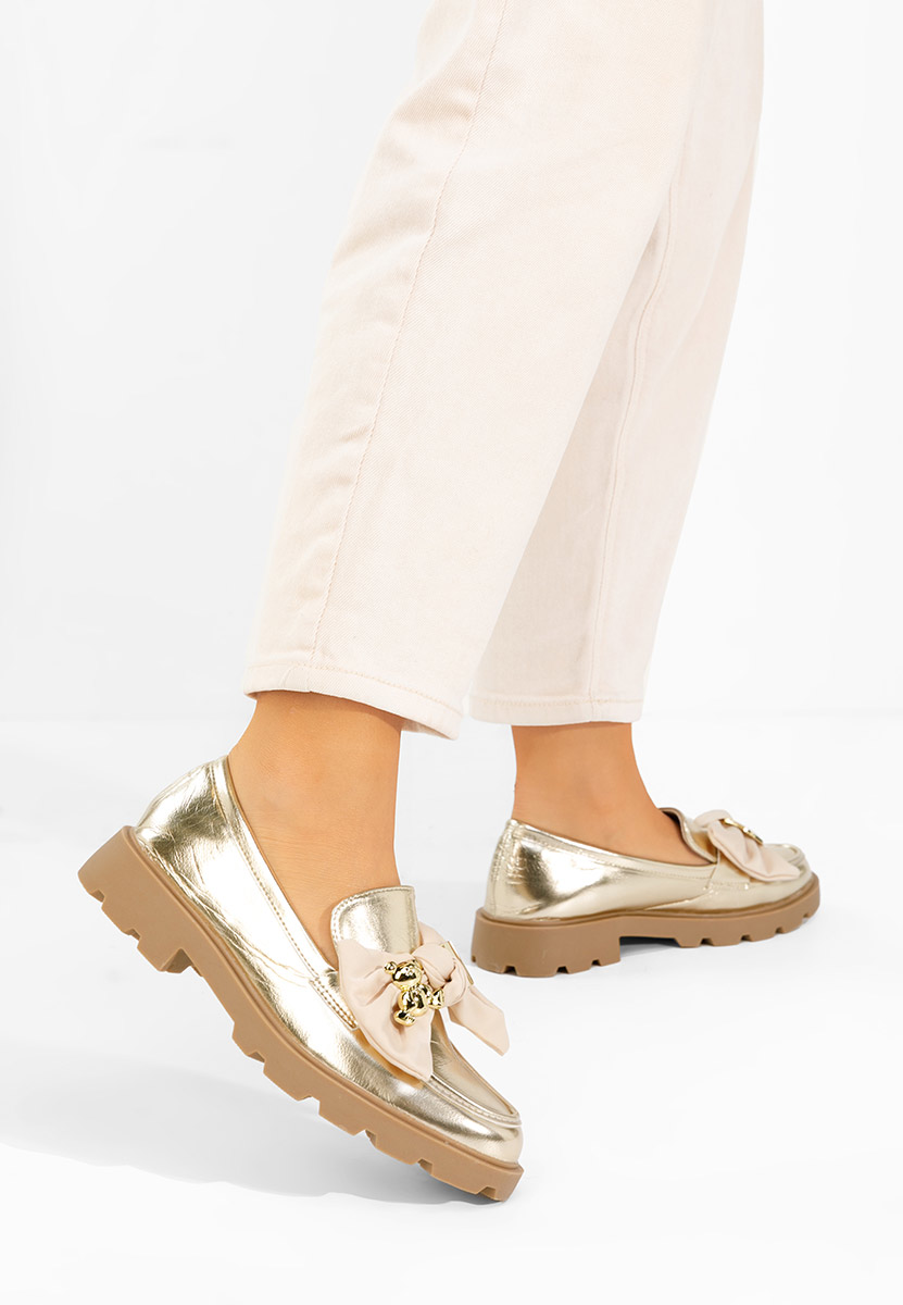 Loafers γυναικεια Desana χρυσο