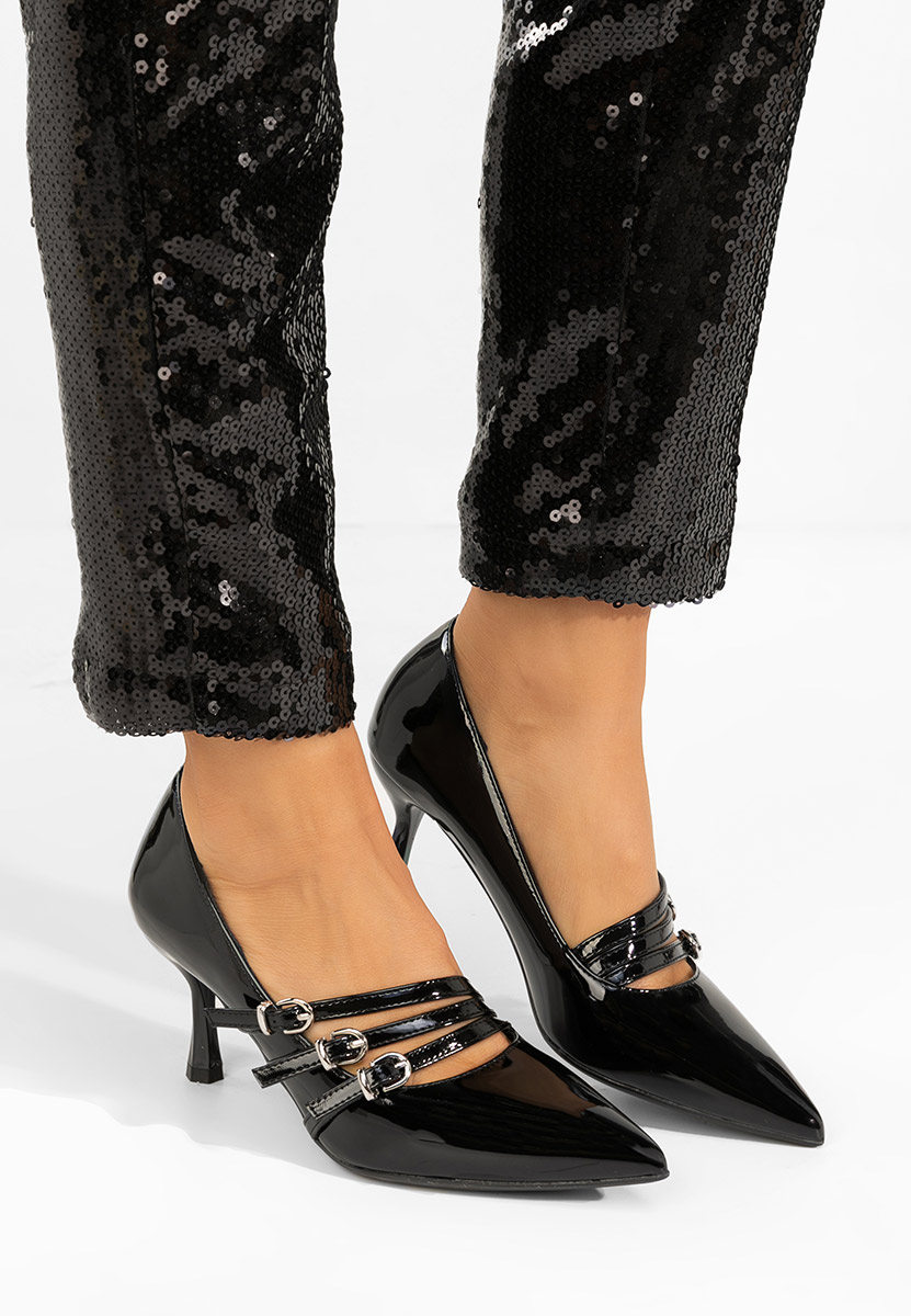 Γόβες στιλέτο Zonnia μαύρα