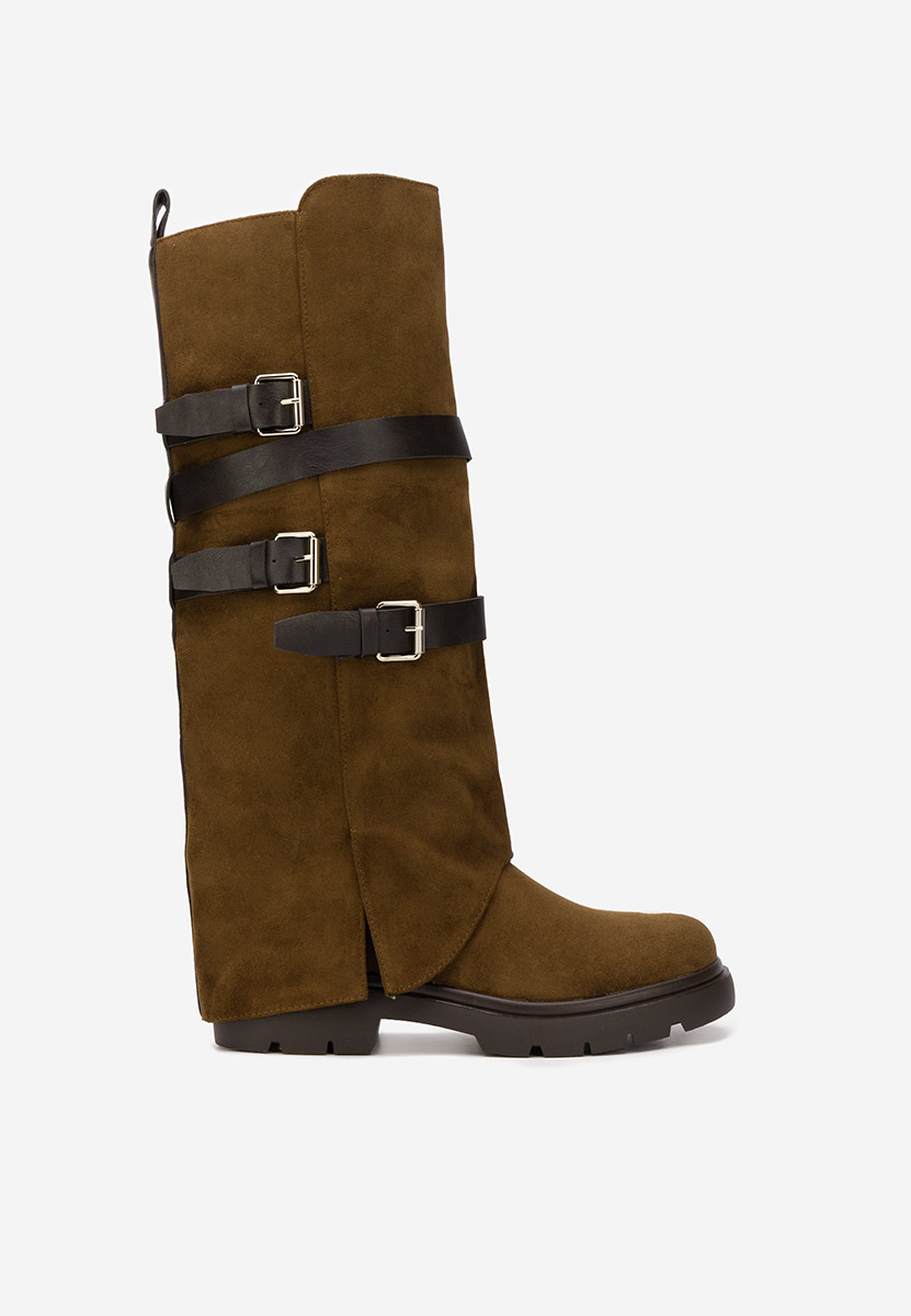 Mποτεσ γυναικειεσ φλατ Rovira καφε