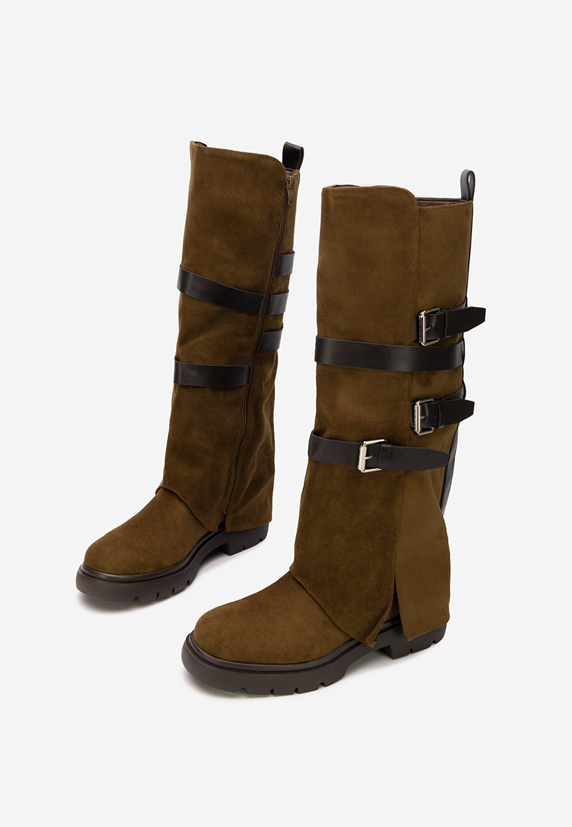 Mποτεσ γυναικειεσ φλατ Rovira καφε