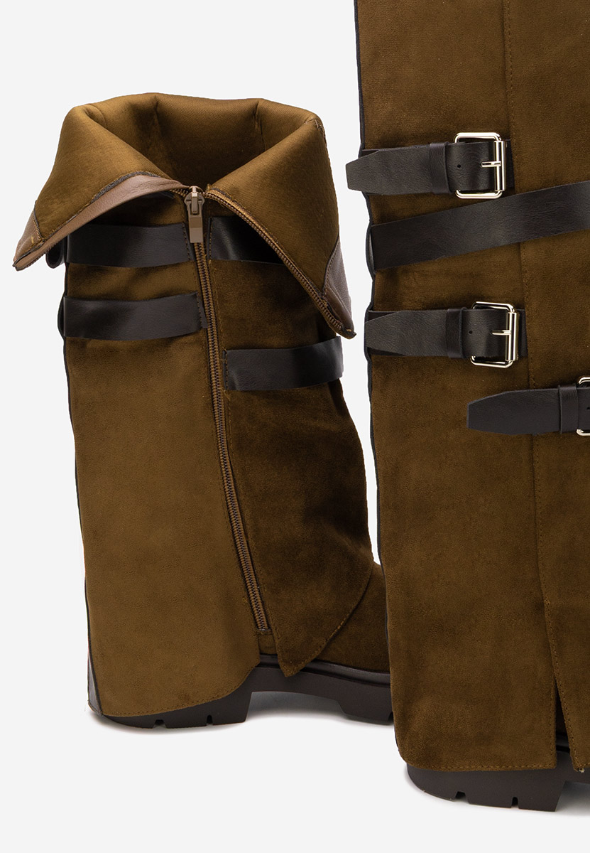 Mποτεσ γυναικειεσ φλατ Rovira καφε