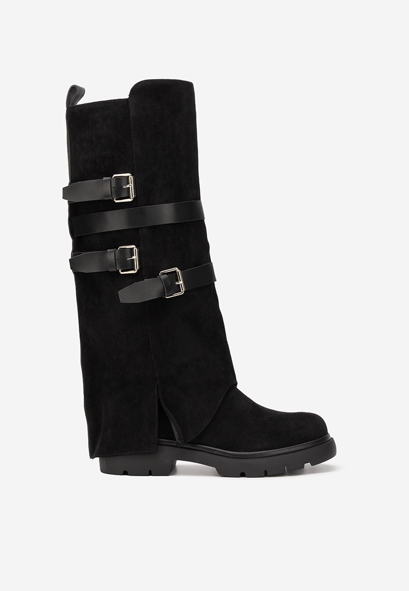 Mποτεσ γυναικειεσ φλατ Rovira Μαύρα