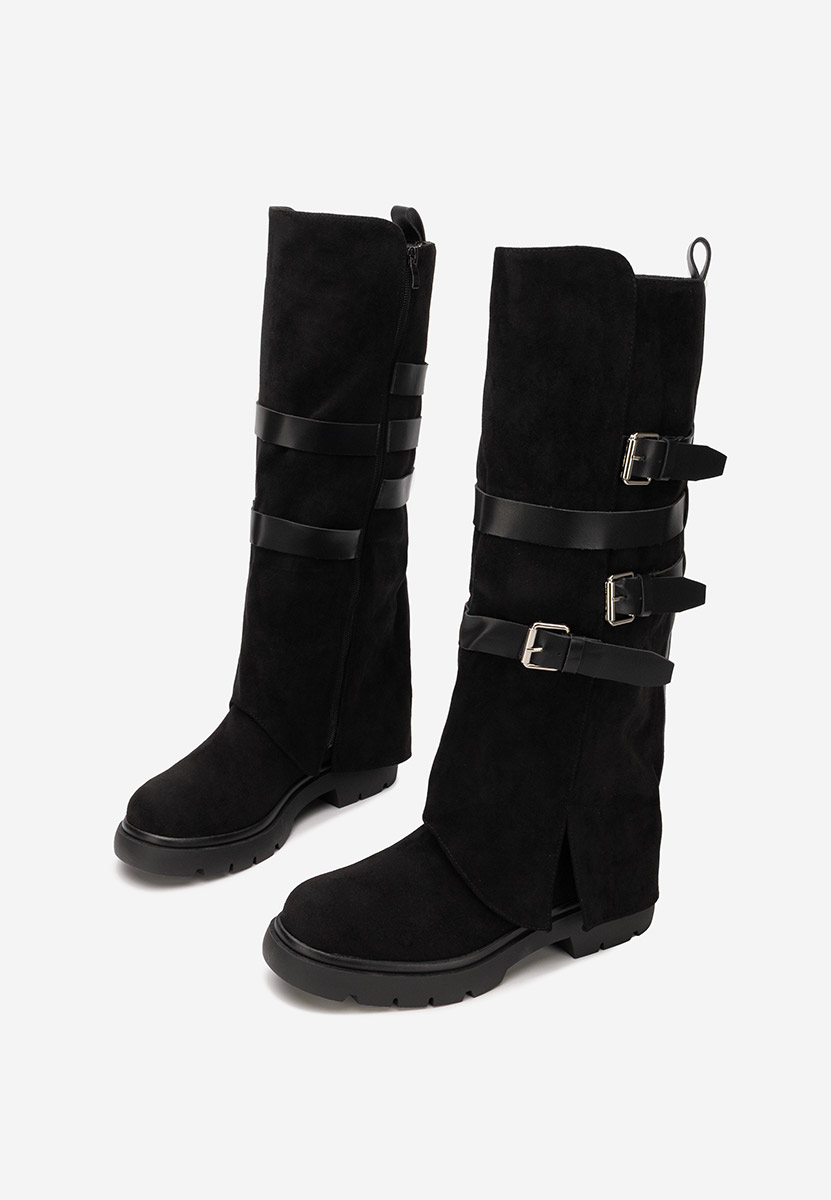 Mποτεσ γυναικειεσ φλατ Rovira Μαύρα