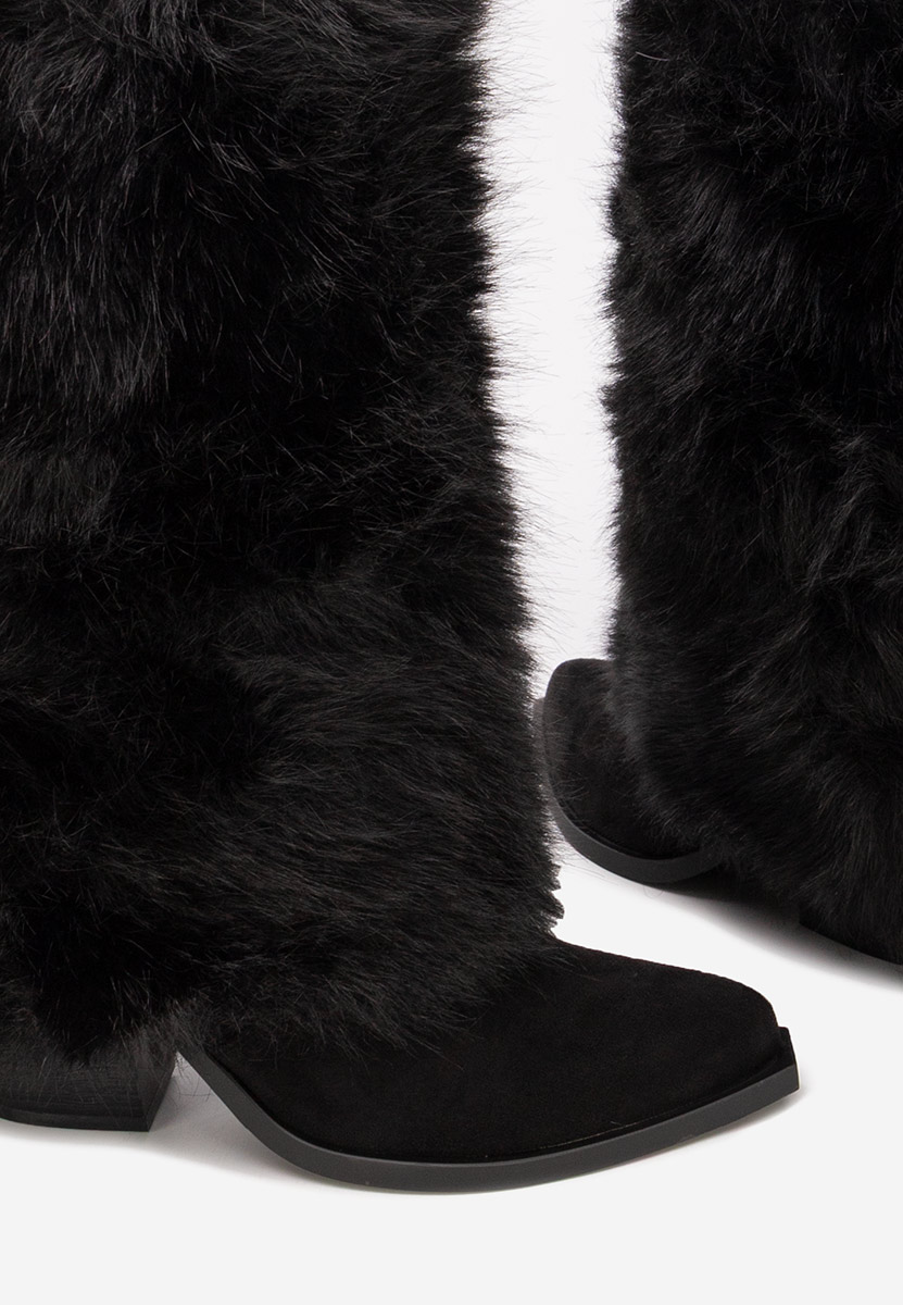 Χειμερινά μπότες γυναικείε Olivine Μαύρα