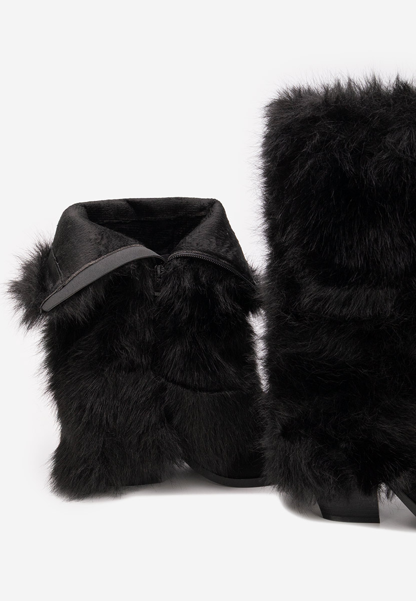 Χειμερινά μπότες γυναικείε Olivine Μαύρα