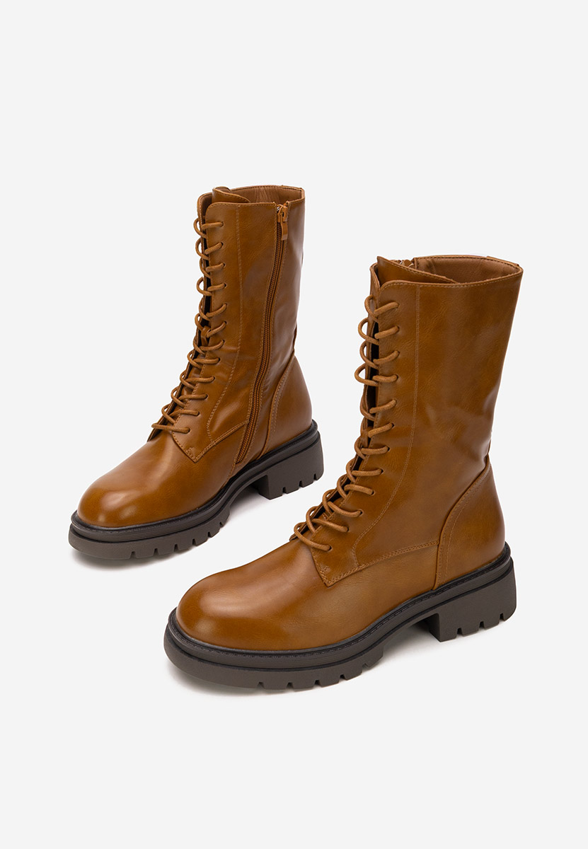 Αρβυλάκια ψηλα γυναικεία Olina ταμπά