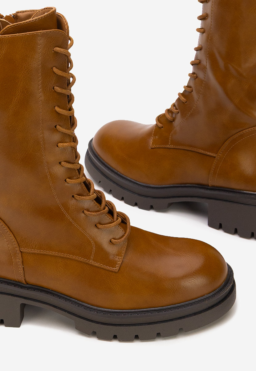 Αρβυλάκια ψηλα γυναικεία Olina ταμπά