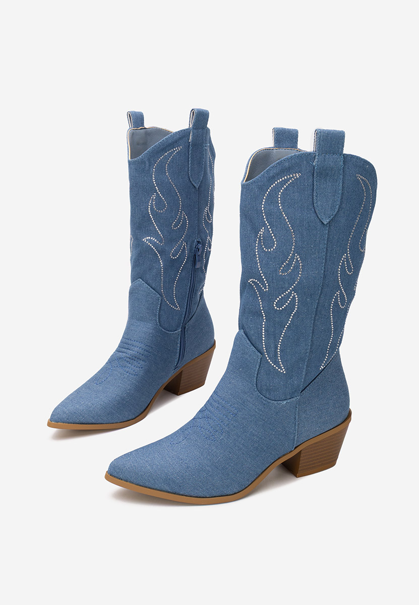 Καουμπόικες Μπότες Gevina Τζιν