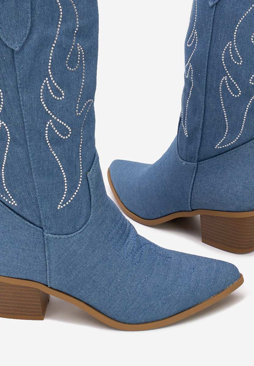 Καουμπόικες Μπότες Gevina Τζιν