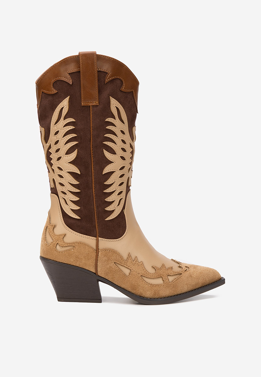 Καουμπόικες Μπότες Jasnira καφε