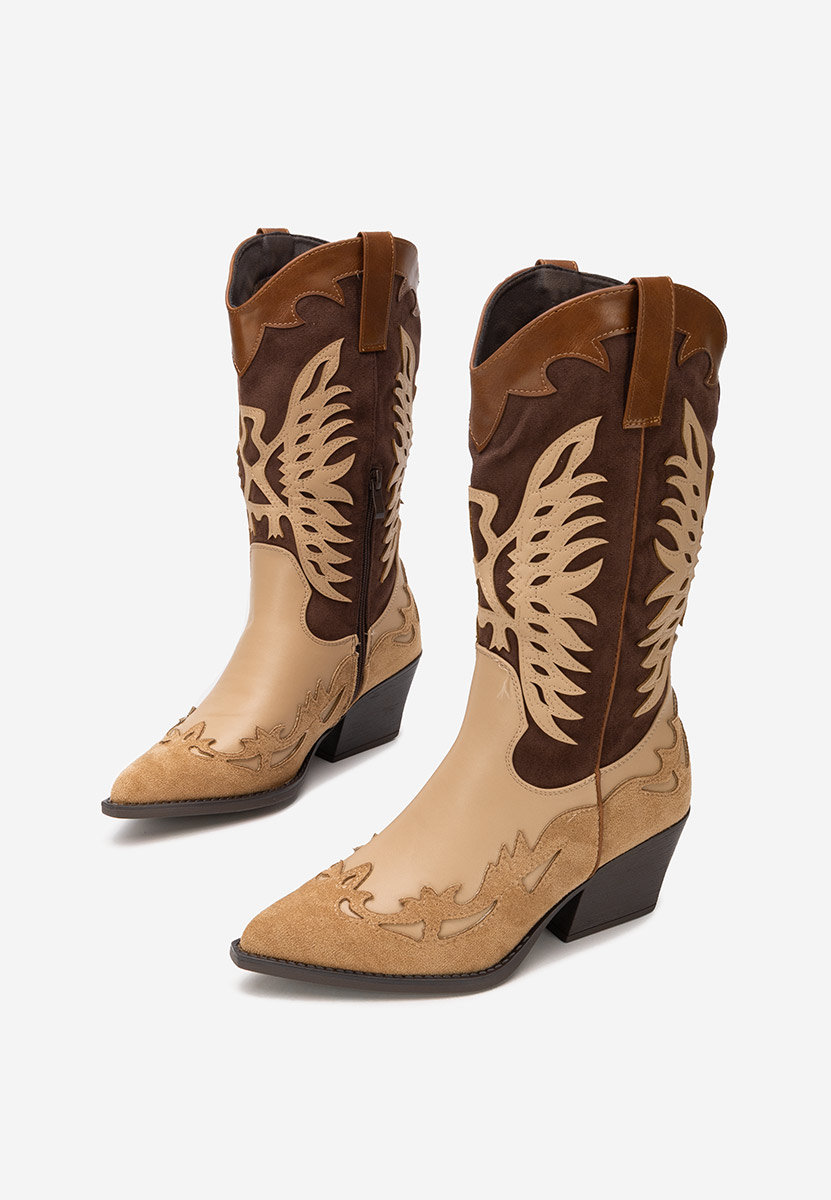 Καουμπόικες Μπότες Jasnira καφε