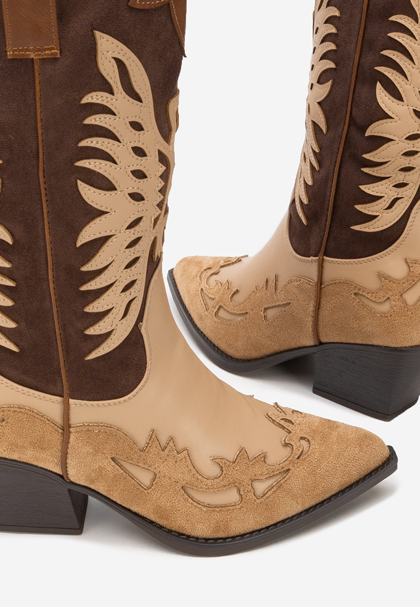 Καουμπόικες Μπότες Jasnira καφε