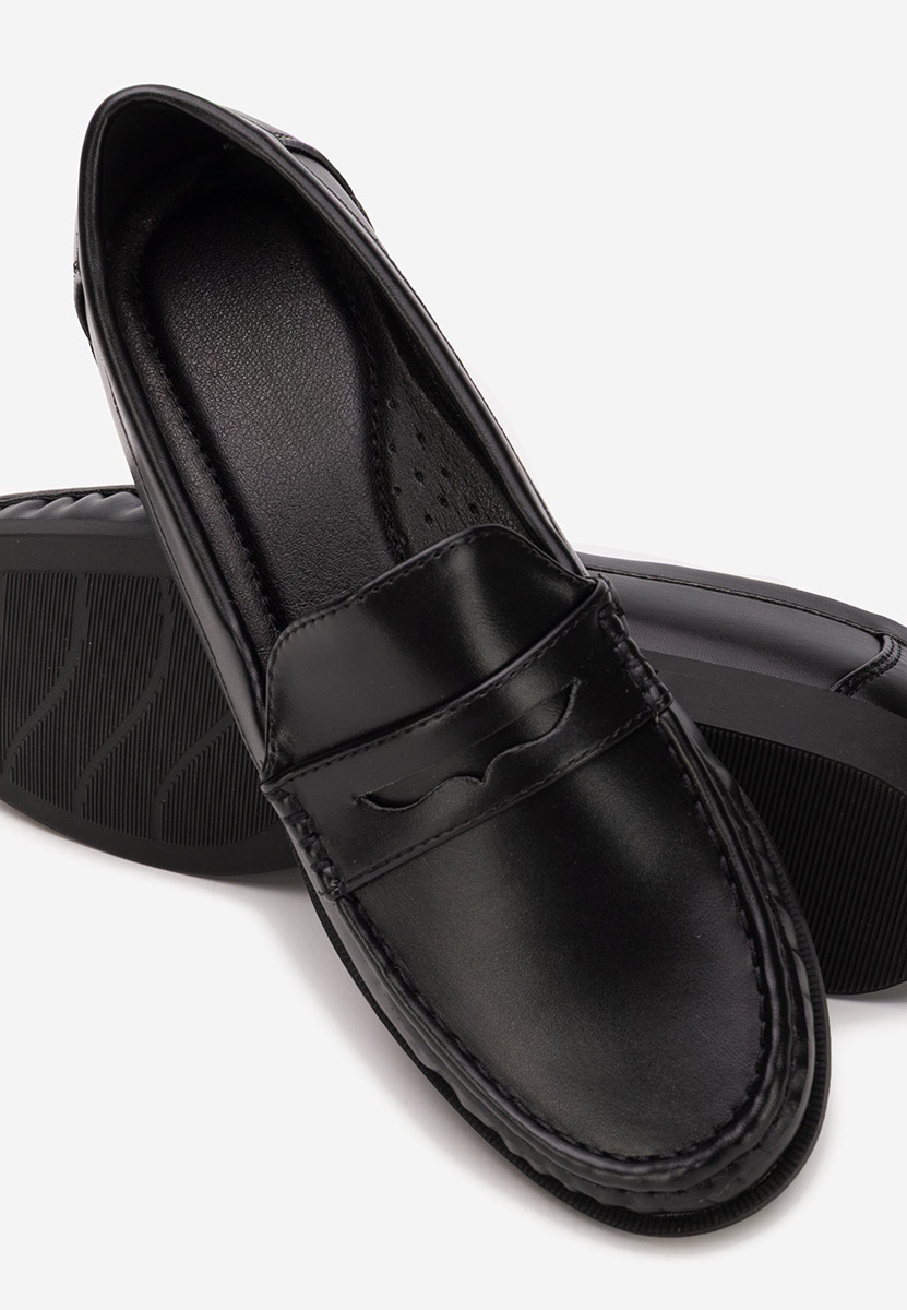 Μοκασίνια γυναικεια Matildia μαύρα