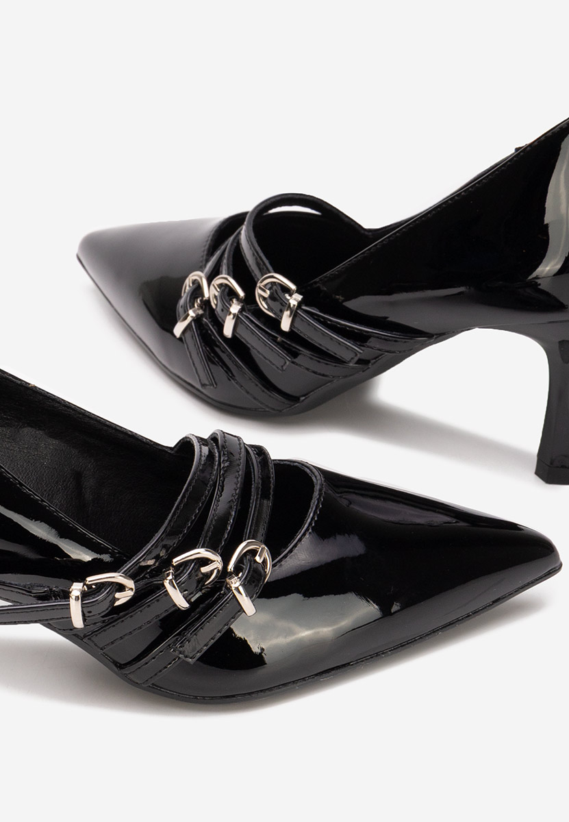 Γόβες στιλέτο Zonnia μαύρα