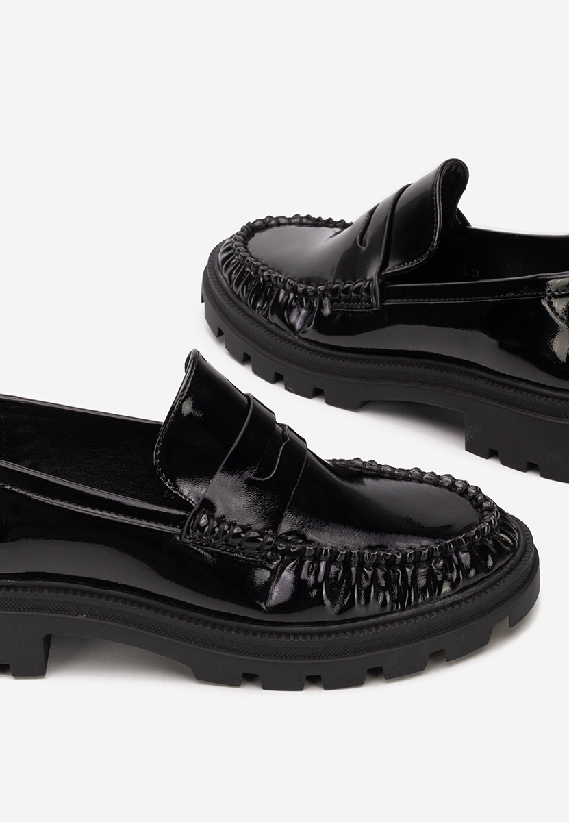 Μοκασίνια γυναικεια Eleonora μαύρα