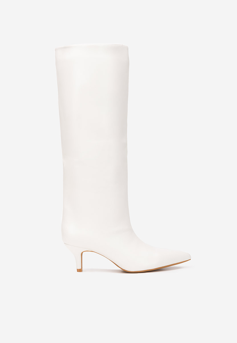 Γυναικείες μποτες Brelisa λευκά