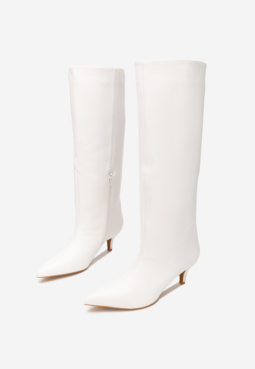 Γυναικείες μποτες Brelisa λευκά