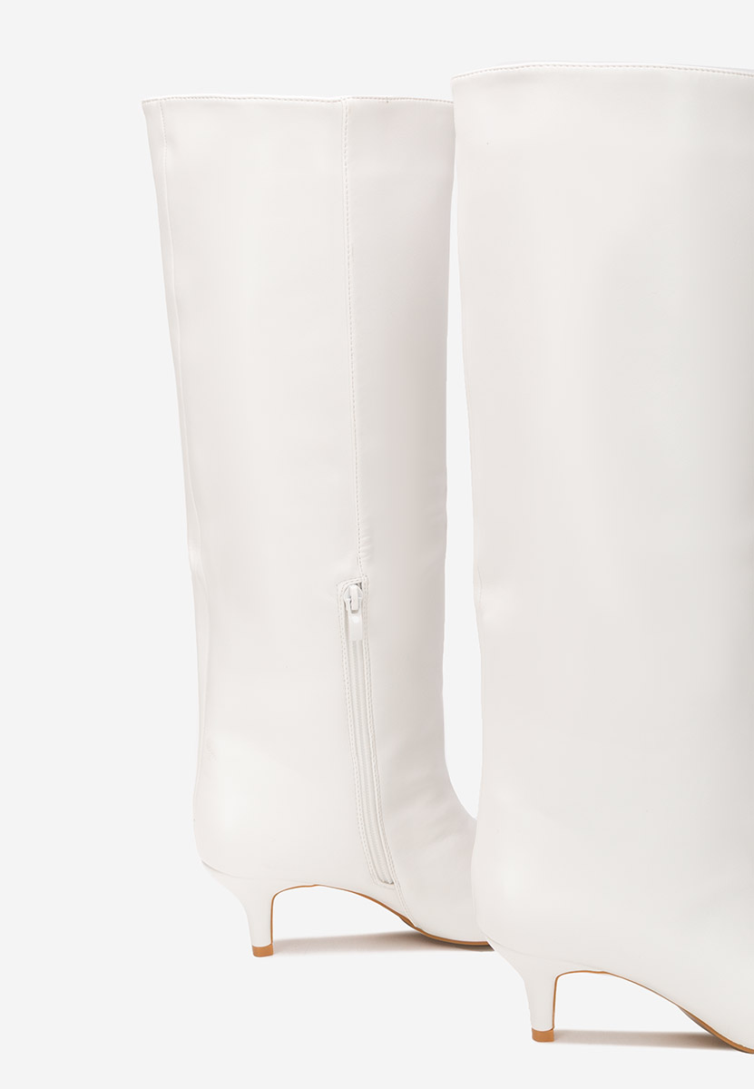 Γυναικείες μποτες Brelisa λευκά