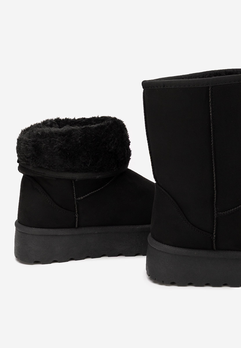 Μπότες τύπου UGG με πλατφόρμα Luisana Μαύρα