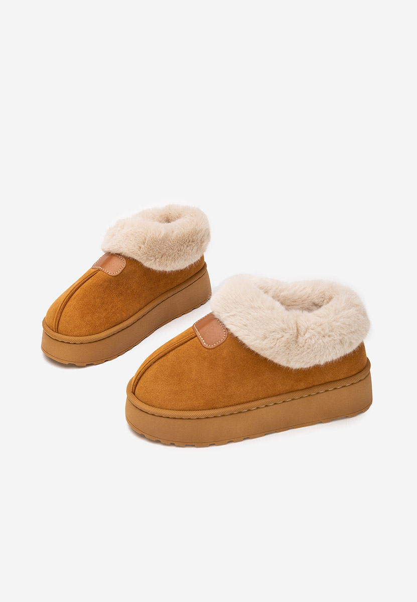 Mποτάκια πλατφόρμα Elarva ταμπά