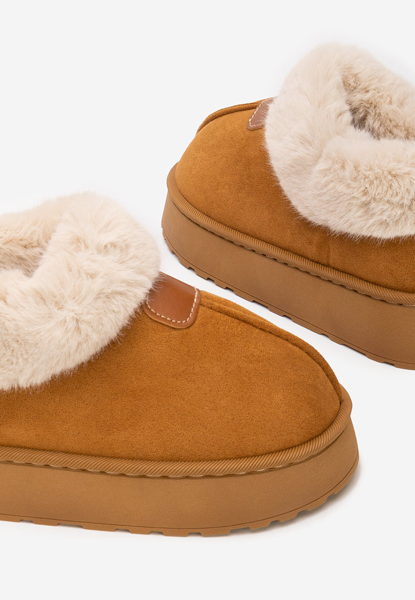 Mποτάκια πλατφόρμα Elarva ταμπά