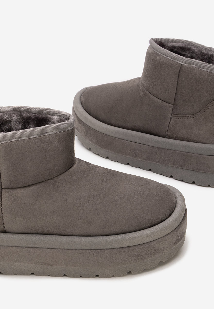 Μπότες με πλατφόρμα Libby γκρι
