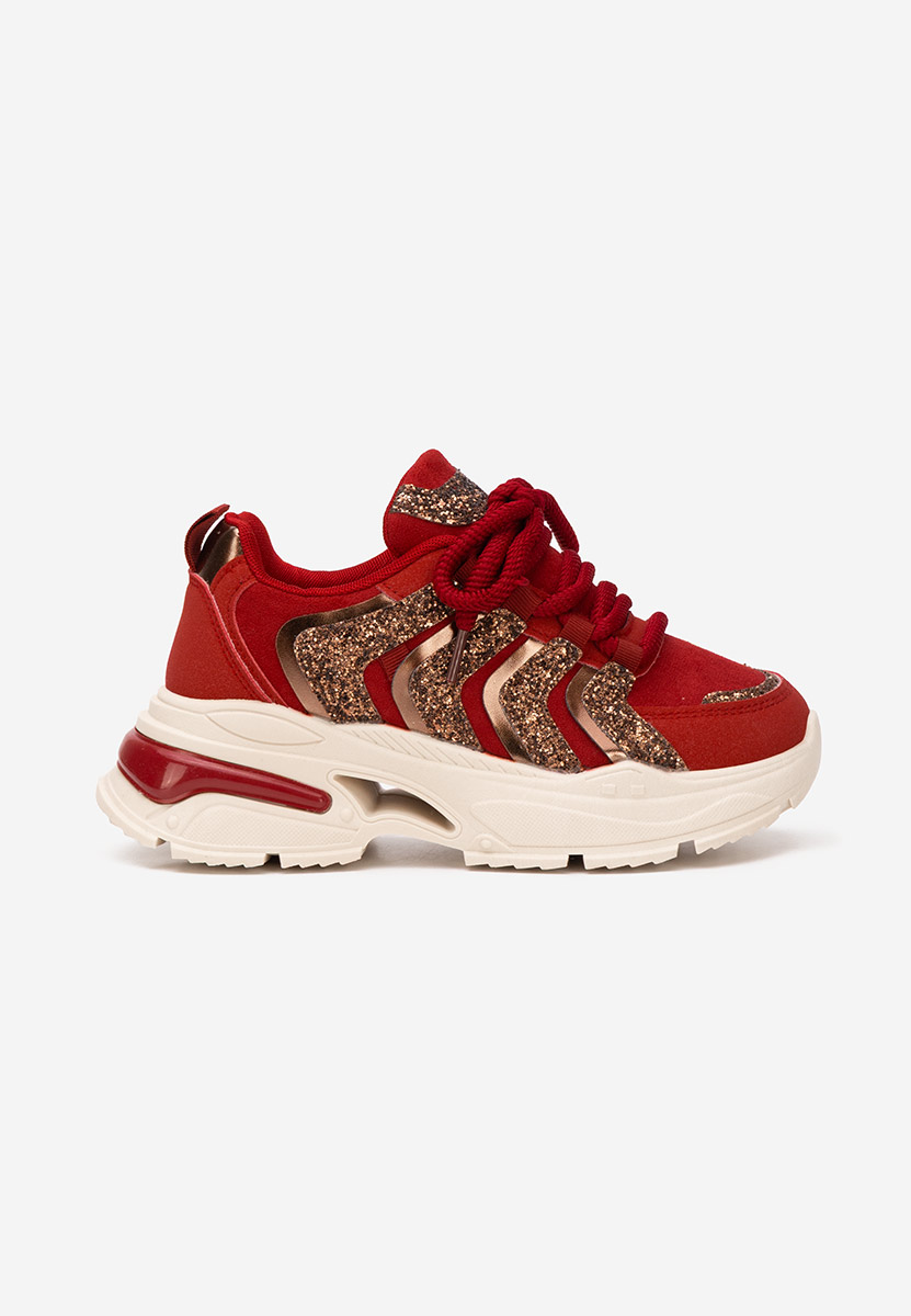 Sneakers με πλατφόρμα Rossia μπορντό