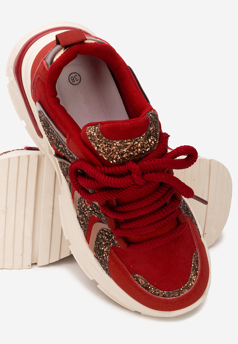 Sneakers με πλατφόρμα Rossia μπορντό