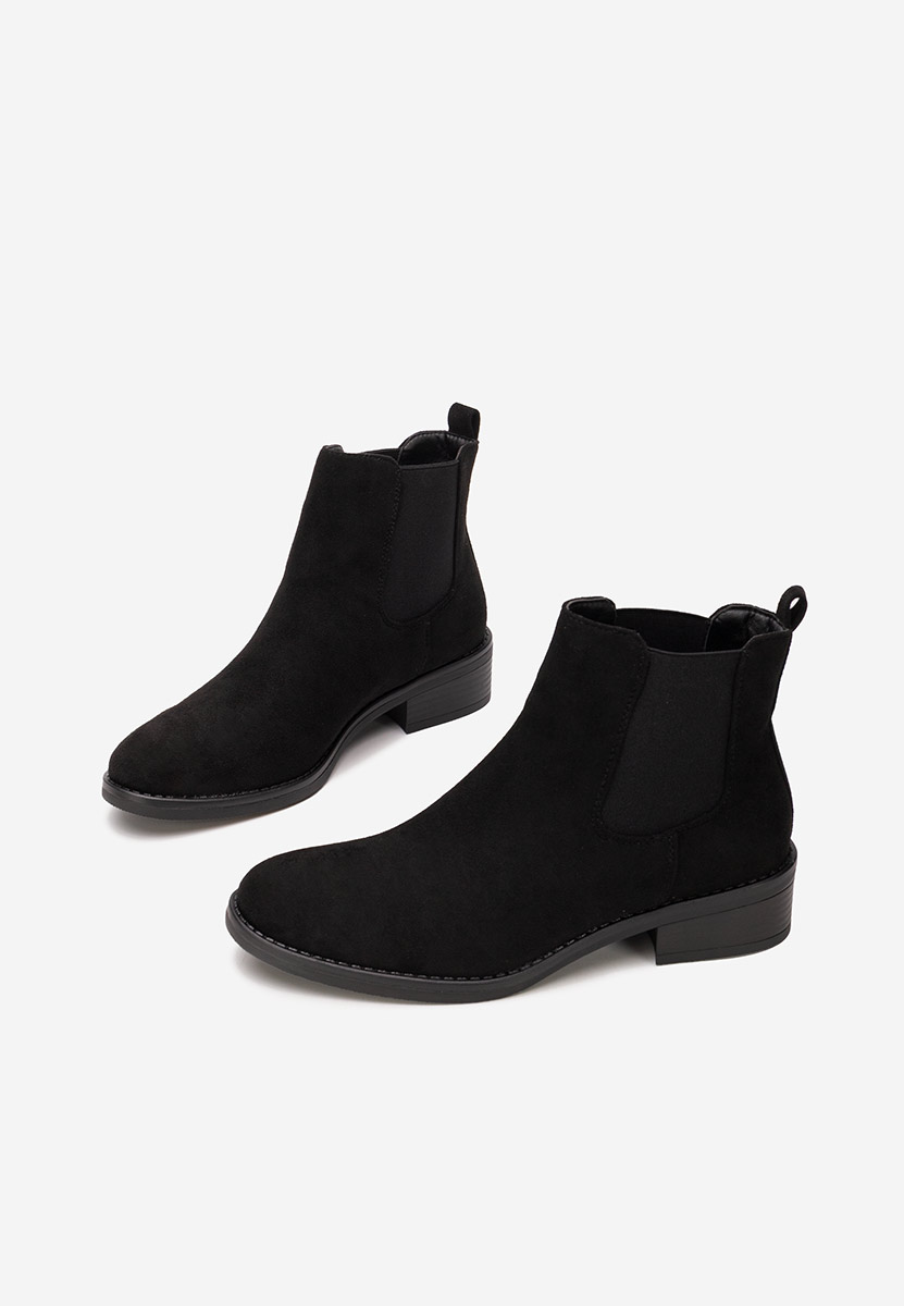 Μποτάκια Chelsea γυναικεία Kataleia Μαύρα