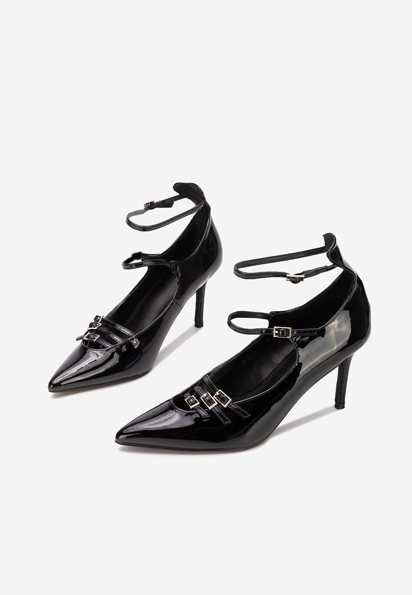 Γόβες στιλέτο Monalisa μαύρα