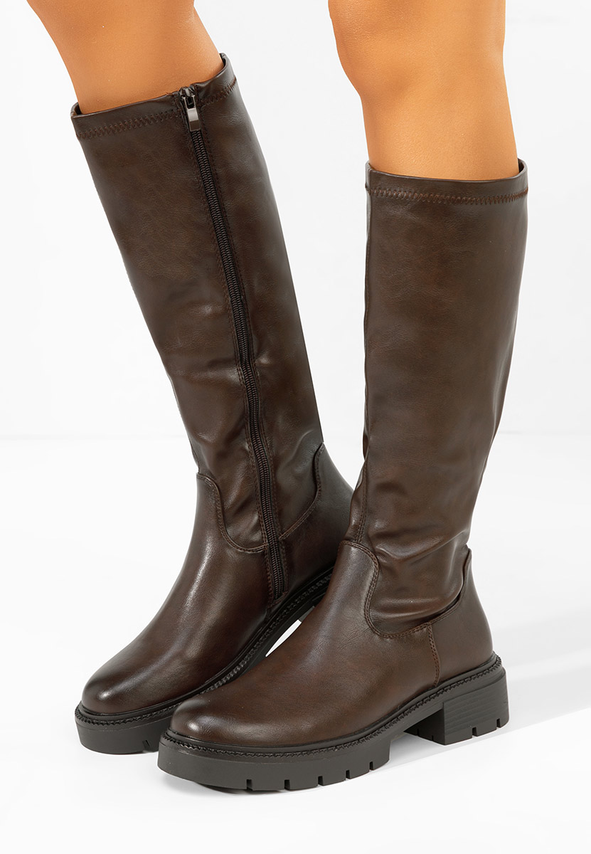 Γυναικείες μποτες Nicoua V2 καφε