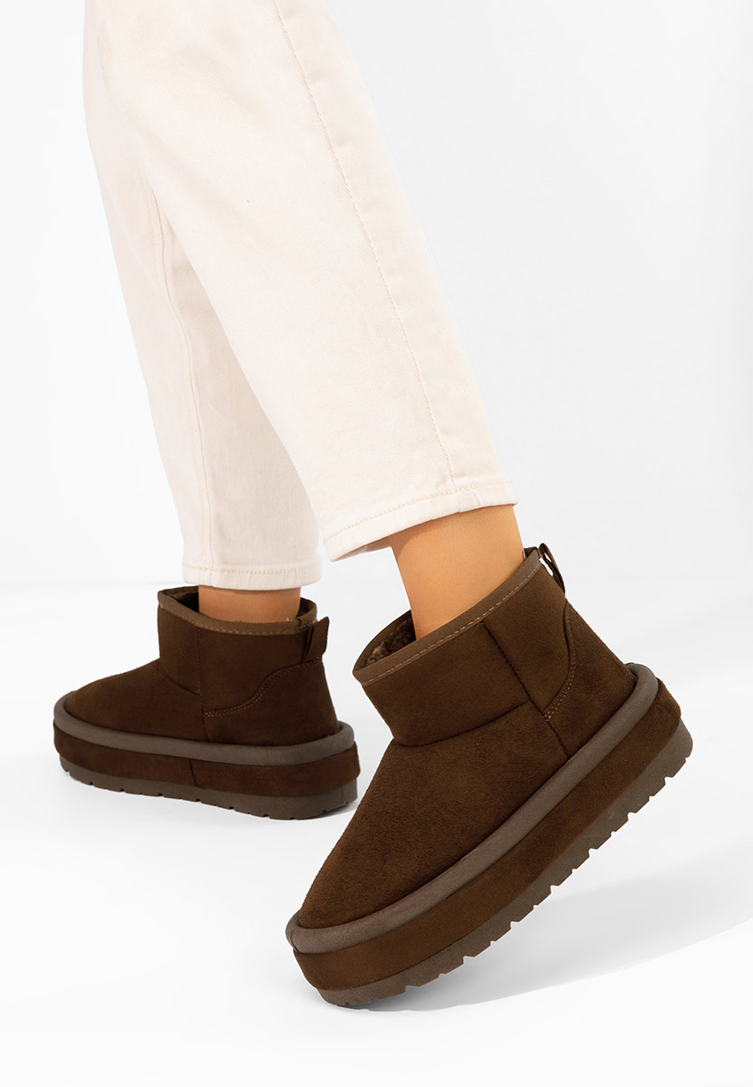 Μπότες με πλατφόρμα Libby καφε