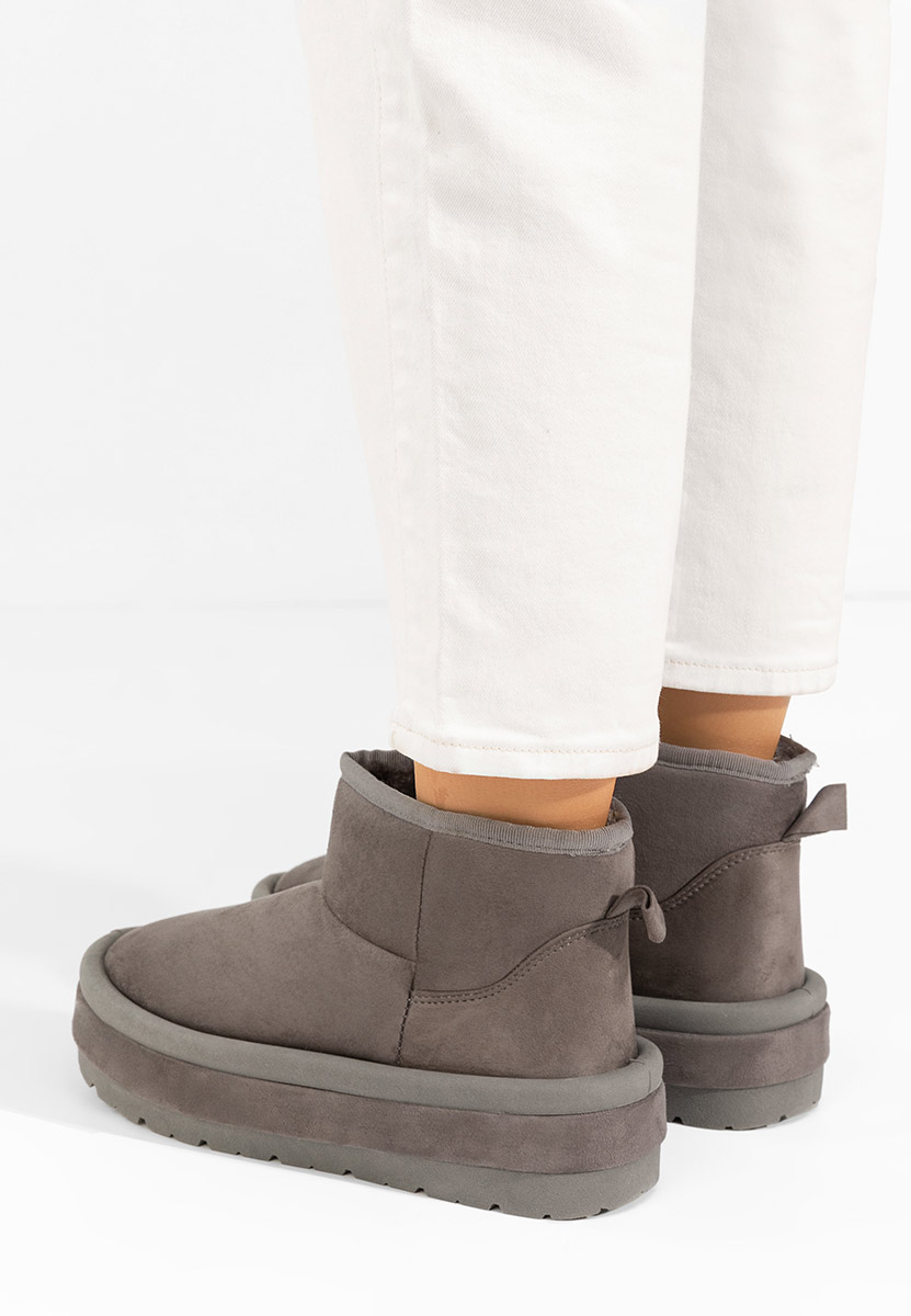 Μπότες με πλατφόρμα Libby γκρι