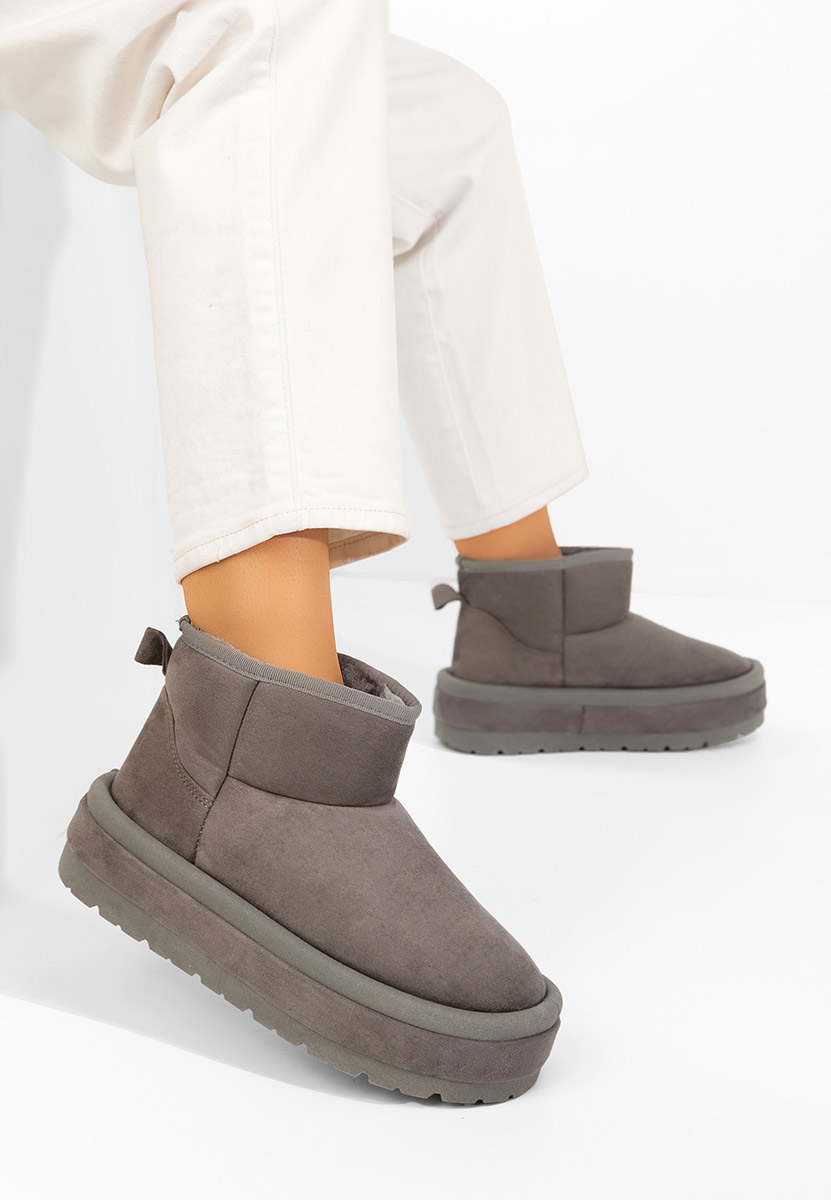 Μπότες με πλατφόρμα Libby γκρι