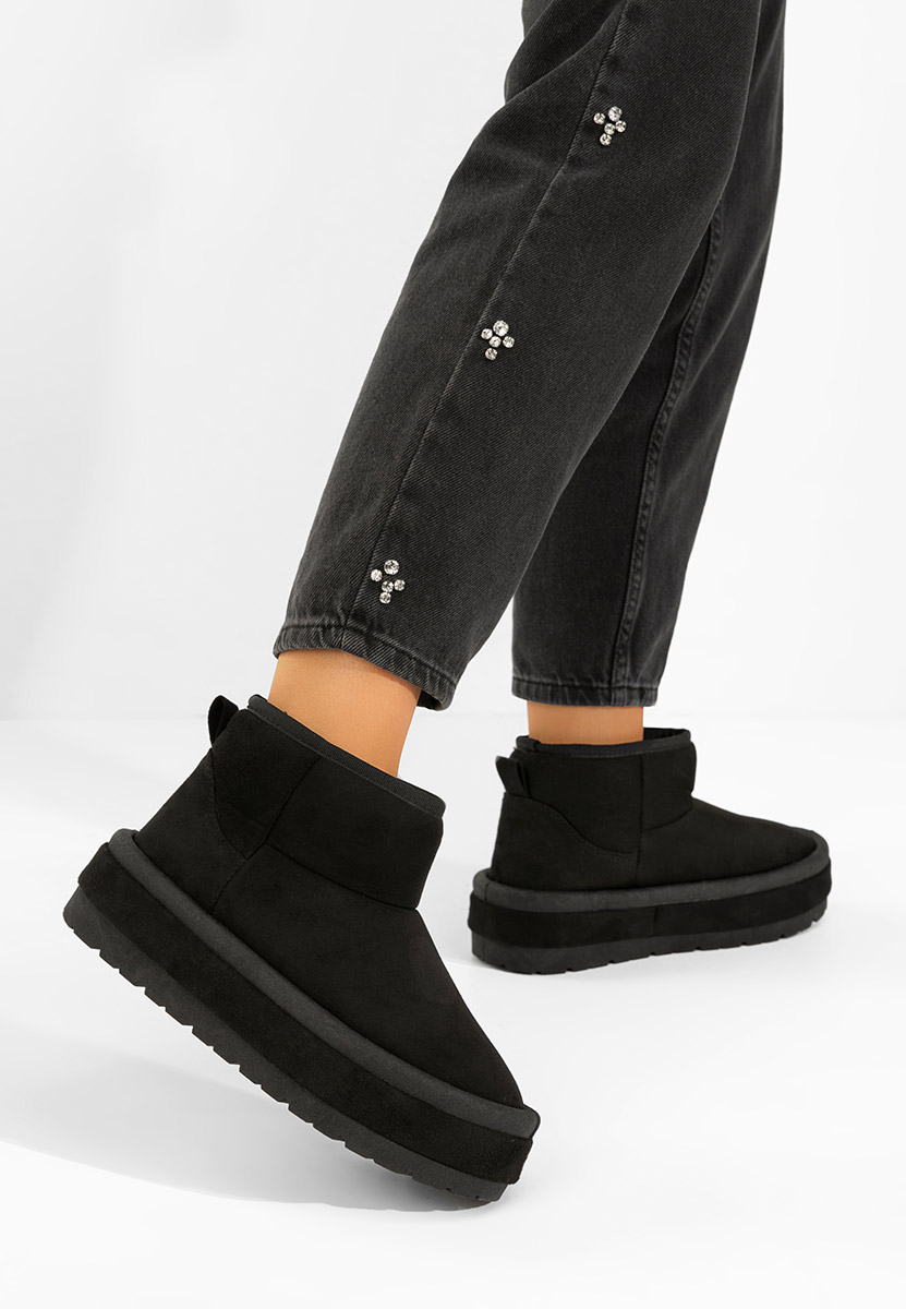 Μπότες με πλατφόρμα Libby Μαύρα