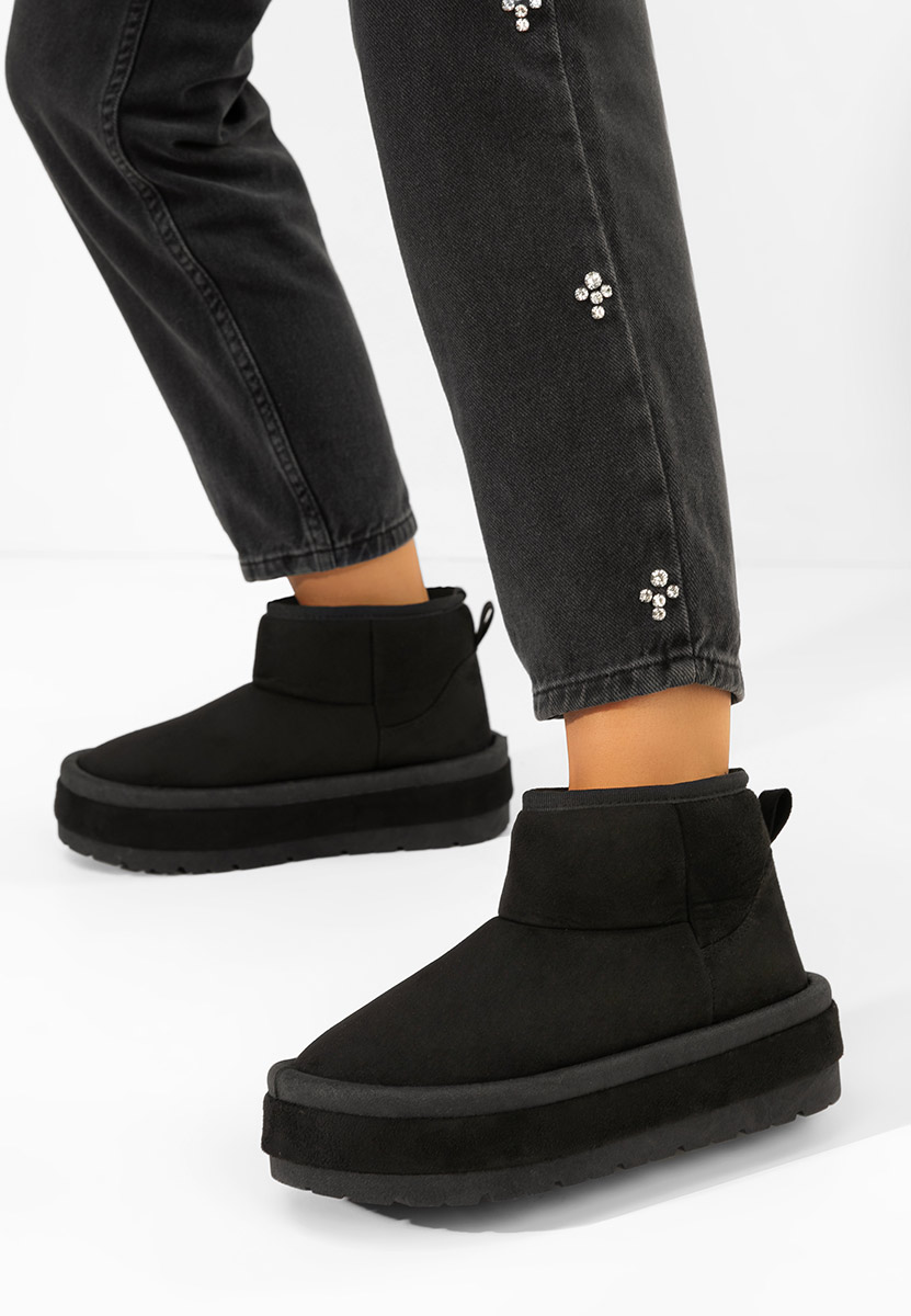 Μπότες με πλατφόρμα Libby Μαύρα