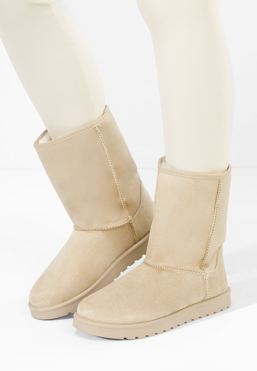 Μπότες τύπου UGG Anora μπεζ