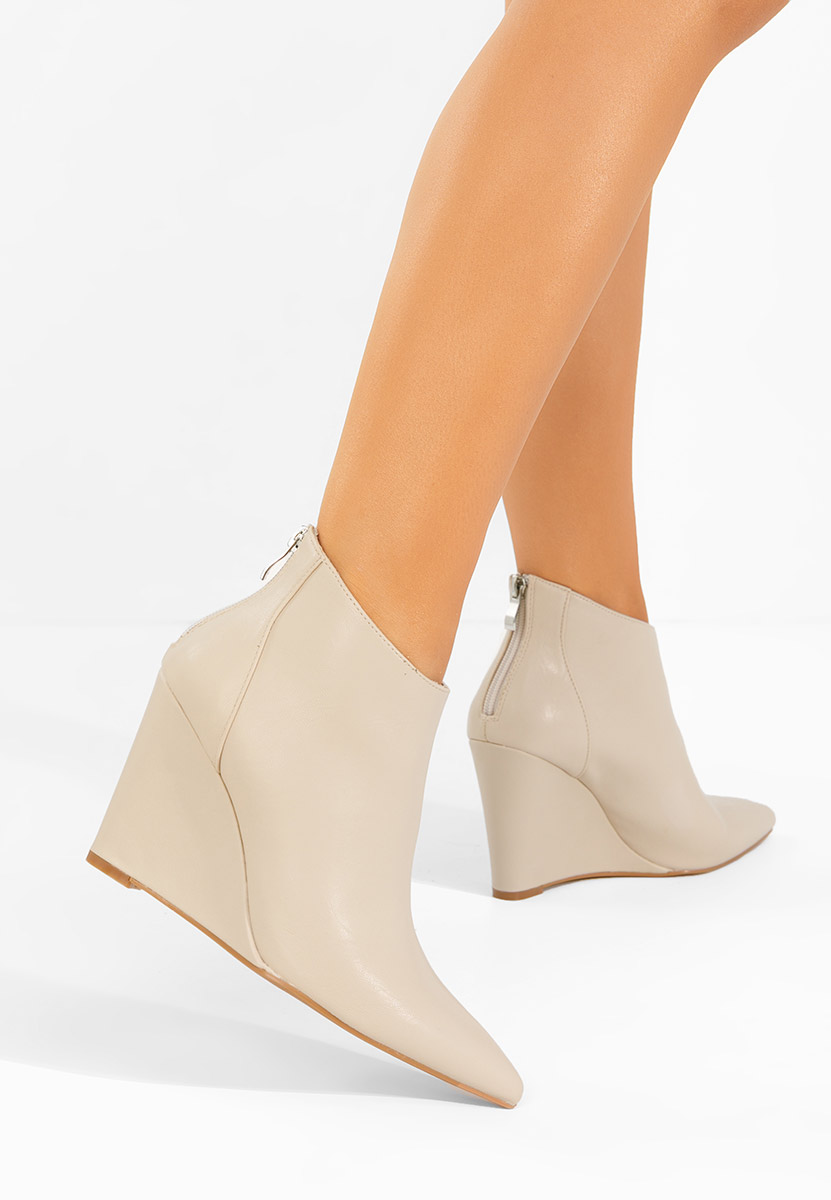 Μποτακια πλατφορμεσ Shenna V2 μπεζ