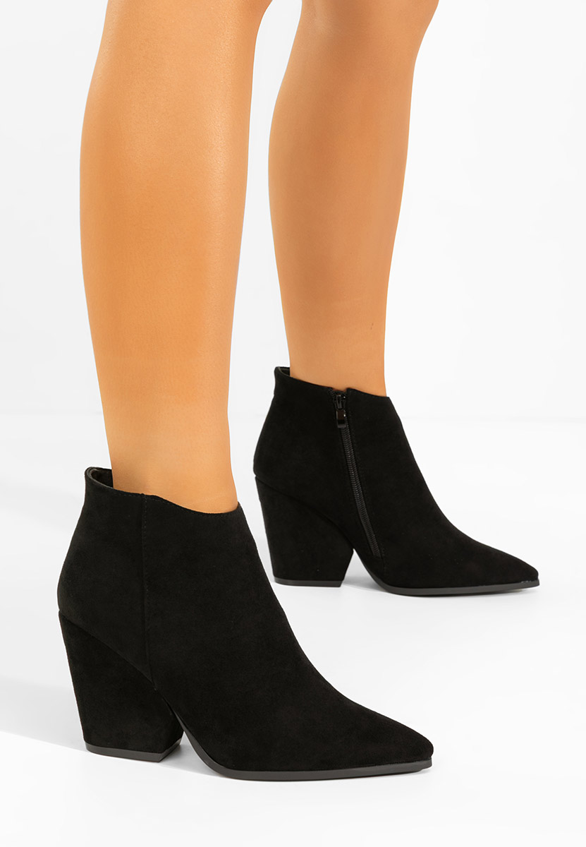 Γυναικεία Μποτάκια Cowboy Versalia Μαύρα