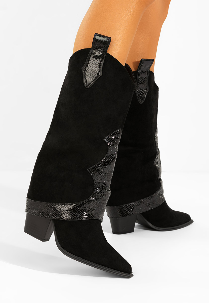 Καουμπόικες Μπότες Nistora Μαύρα