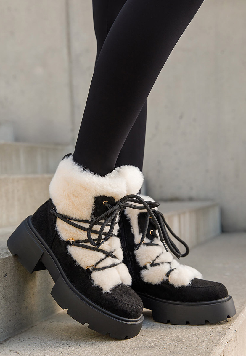 Χειμερινά Αρβυλάκια γυναικείες Aslyn Μαύρα