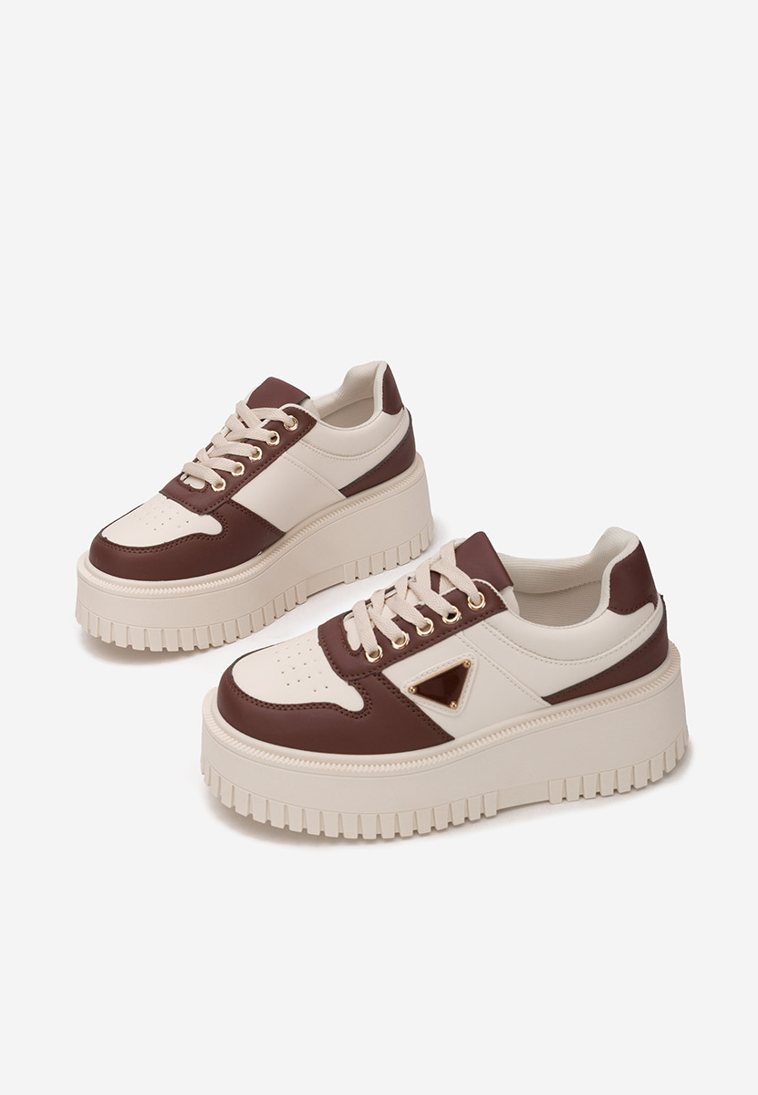 Sneakers με πλατφόρμα Madaline μπορντό