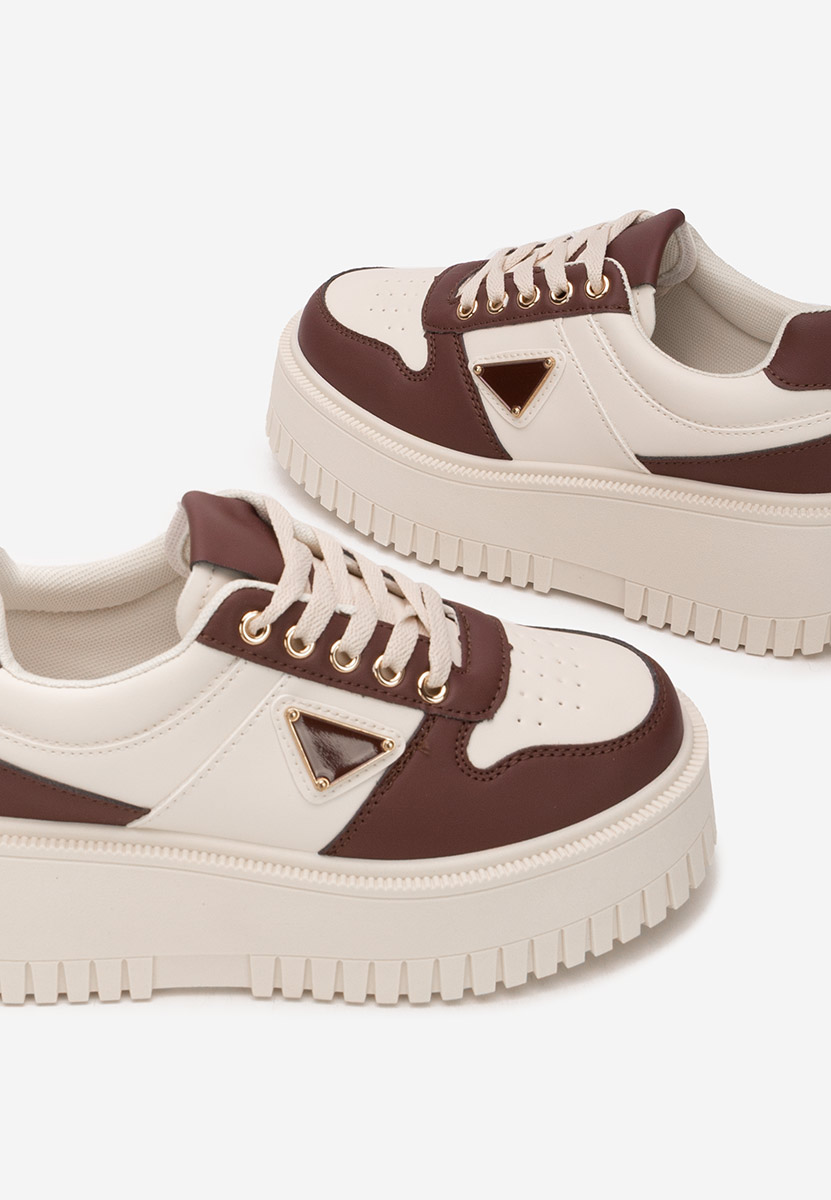 Sneakers με πλατφόρμα Madaline μπορντό