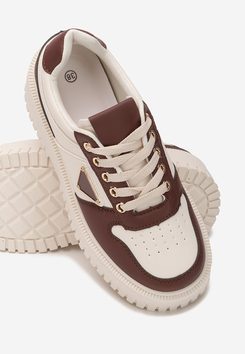 Sneakers με πλατφόρμα Madaline μπορντό