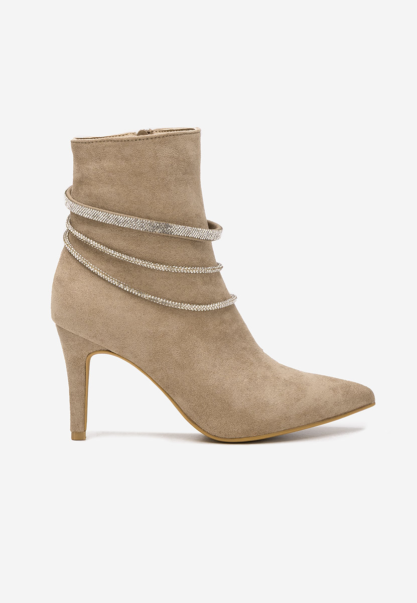 Γυναικεία Μποτίνια Lorreta χακι