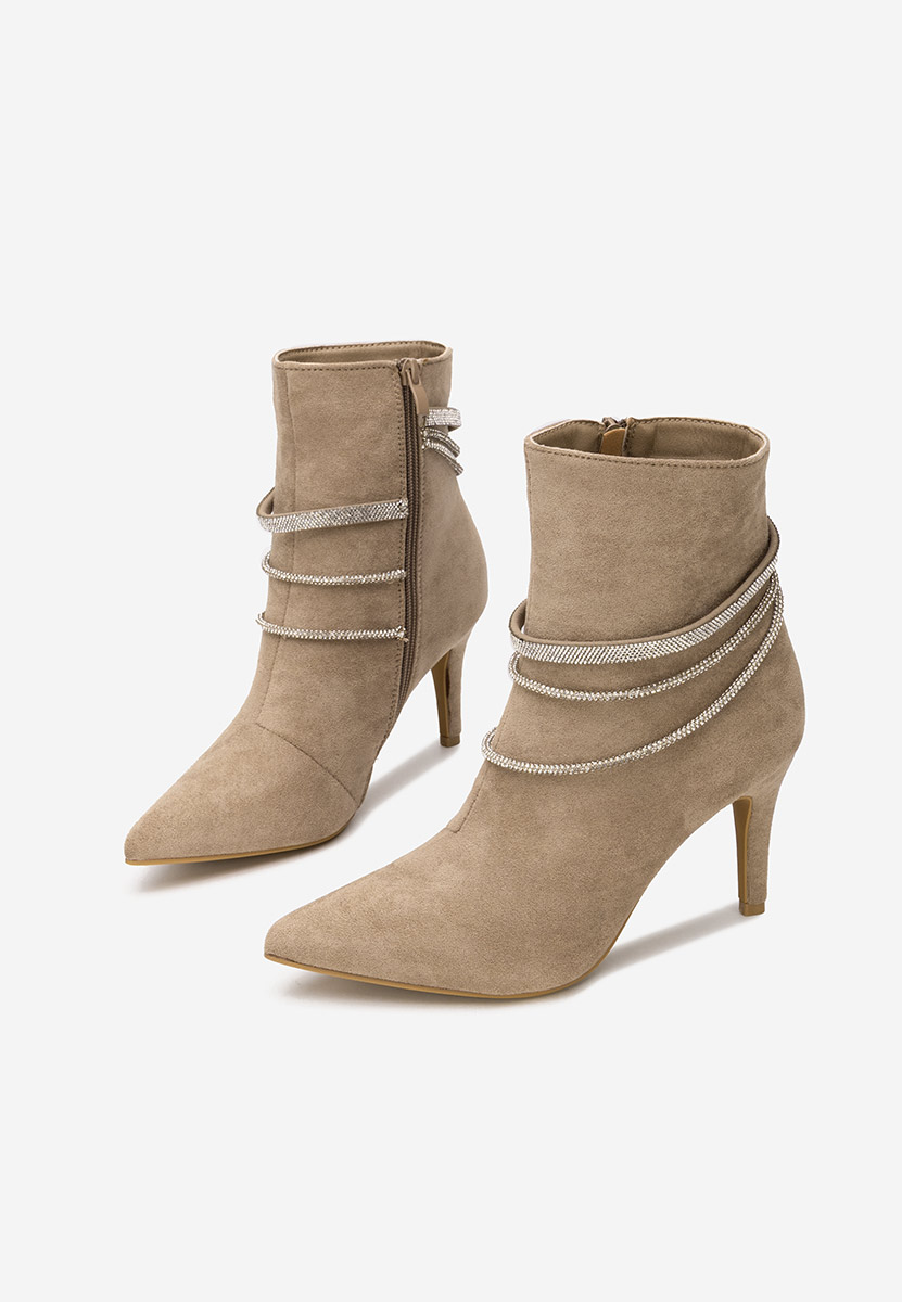 Γυναικεία Μποτίνια Lorreta χακι